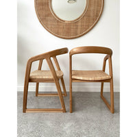 Mabel Dining Chair Rattan Natural