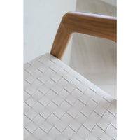 Mabel | Kitchen Stool Leather White