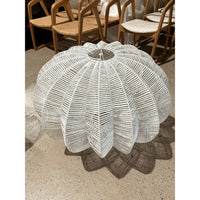 Betty | Pendant Rattan White