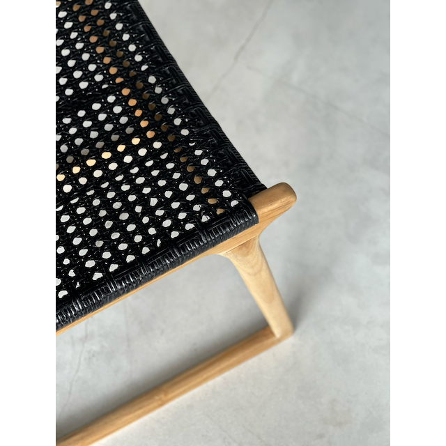 Daisy | Dining Chair Rattan Black