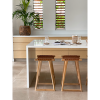 Bailey | Kitchen Stool Leather Tan