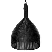 Summer | Pendant Rattan Black