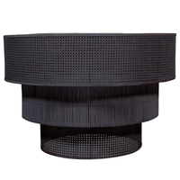 Samantha | Pendant Rattan Black
