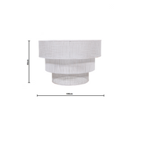 Samantha | Pendant Rattan White