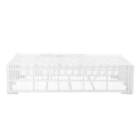 Zara | Coffee Table Rattan White