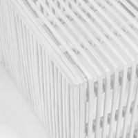 Zara | Coffee Table Rattan White