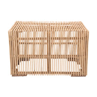 Zara | Side Table Rattan Natural