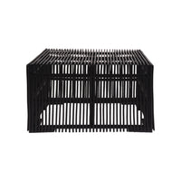 Zara | Side Table Rattan Black