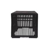 Zara | Side Table Rattan Black