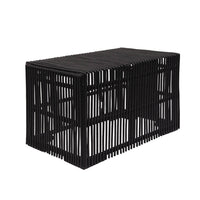 Zara | Side Table Rattan Black