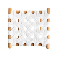 Ivy Kitchen Stool White Natural