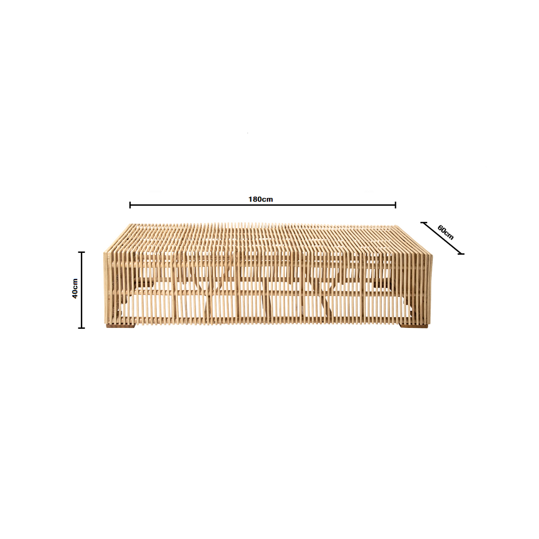 Zara | Coffee Table Rattan Natural