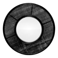 black wall mirror