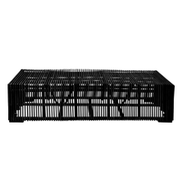 Zara Coffee Table Rattan Black
