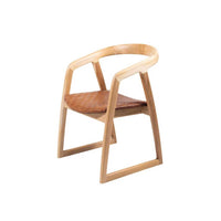 Mabel | Dining Chair Leather Tan