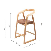 Mabel | Kitchen Stool Leather Tan