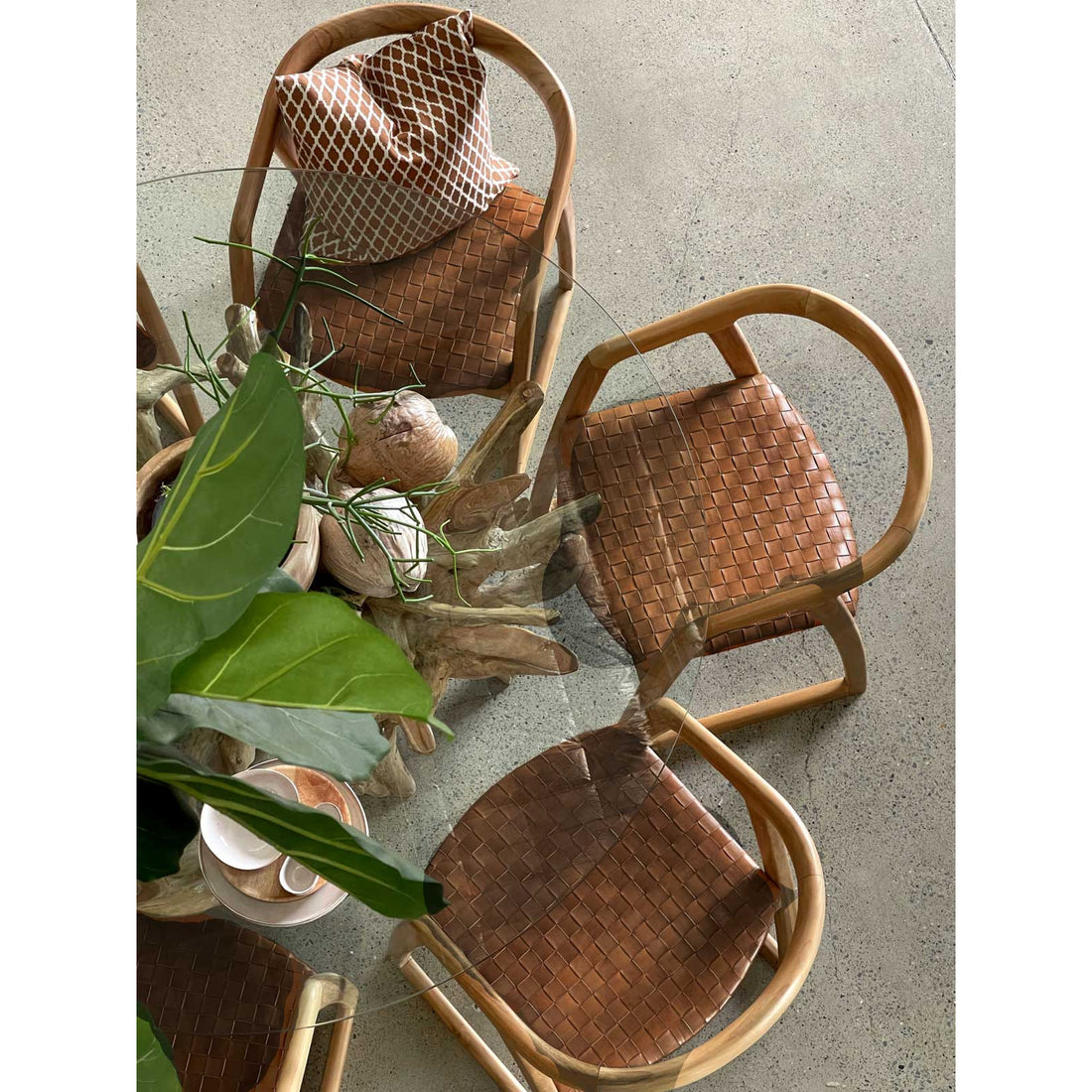 Mabel | Dining Chair Leather Tan