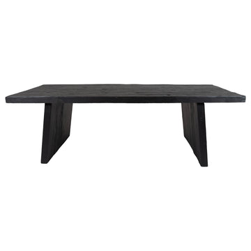 Chelsea | Dining Table Vintage Elm Natural (Black)