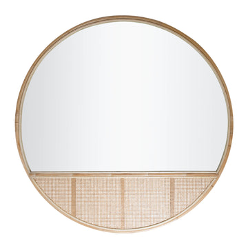 Bonnie | Extra Large Mirror Feature Rattan Natural