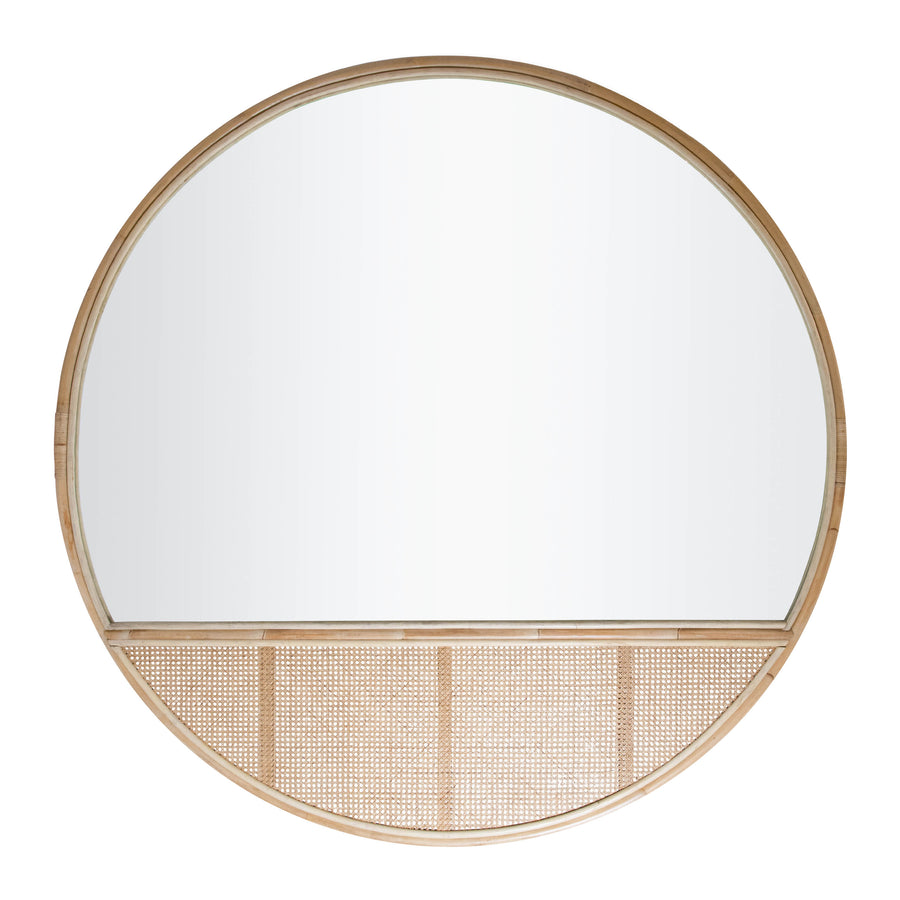 Bonnie | Extra Large Mirror Feature Rattan Natural