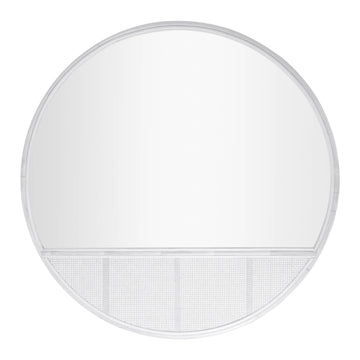 Bonnie | Extra Large Mirror Feature Rattan White