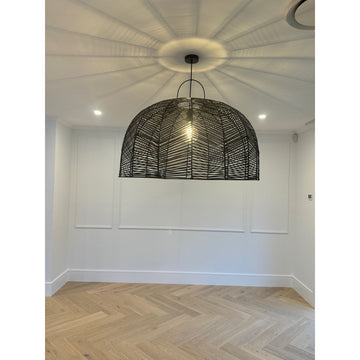 Ari | Pendant Rattan Black