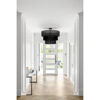 Samantha | Pendant Rattan Black