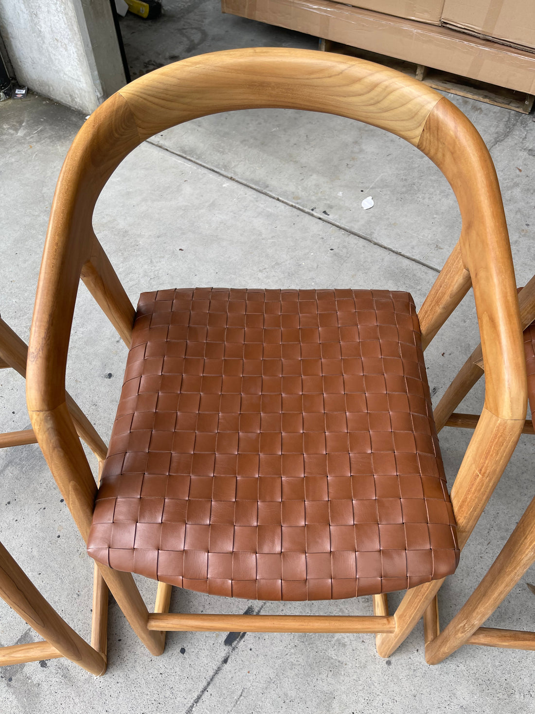 Sample Stock | Mabel Stools Tan Leather