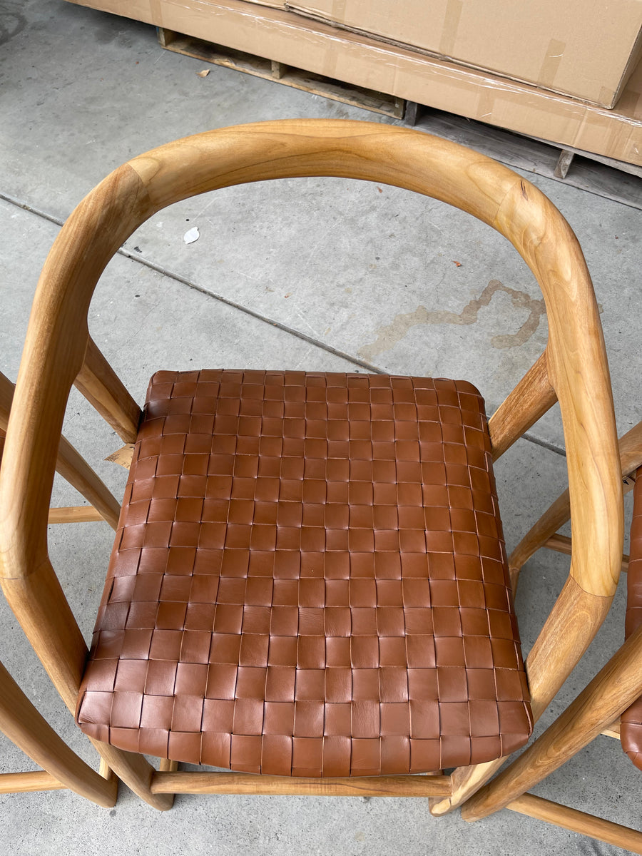 Sample Stock | Mabel Stools Tan Leather