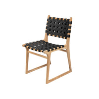 Ivy | Dining Chair Leather Black