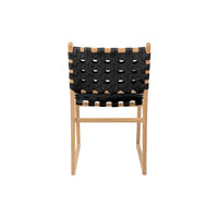 Ivy | Dining Chair Leather Black