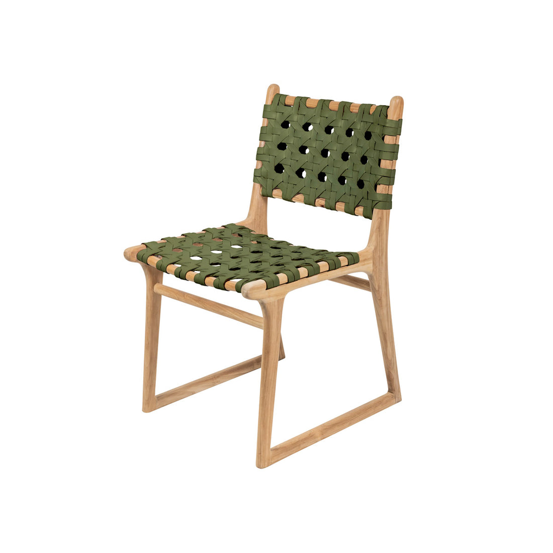 Ivy | Dining Chair Leather Olive