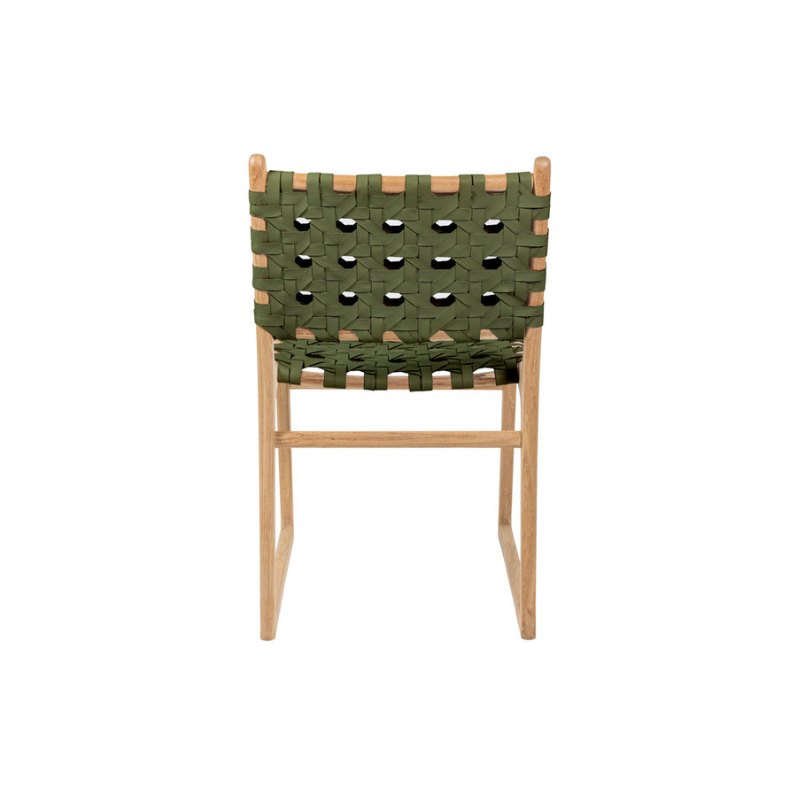 Ivy | Dining Chair Leather Olive