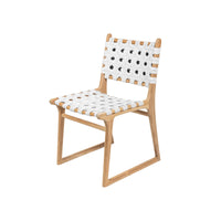 Ivy | Dining Chair Leather White