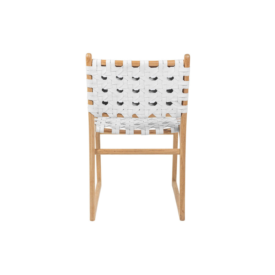 Ivy | Dining Chair Leather White