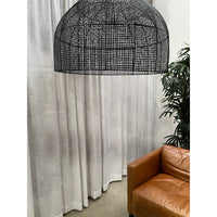 Penny | Pendant Rattan Black