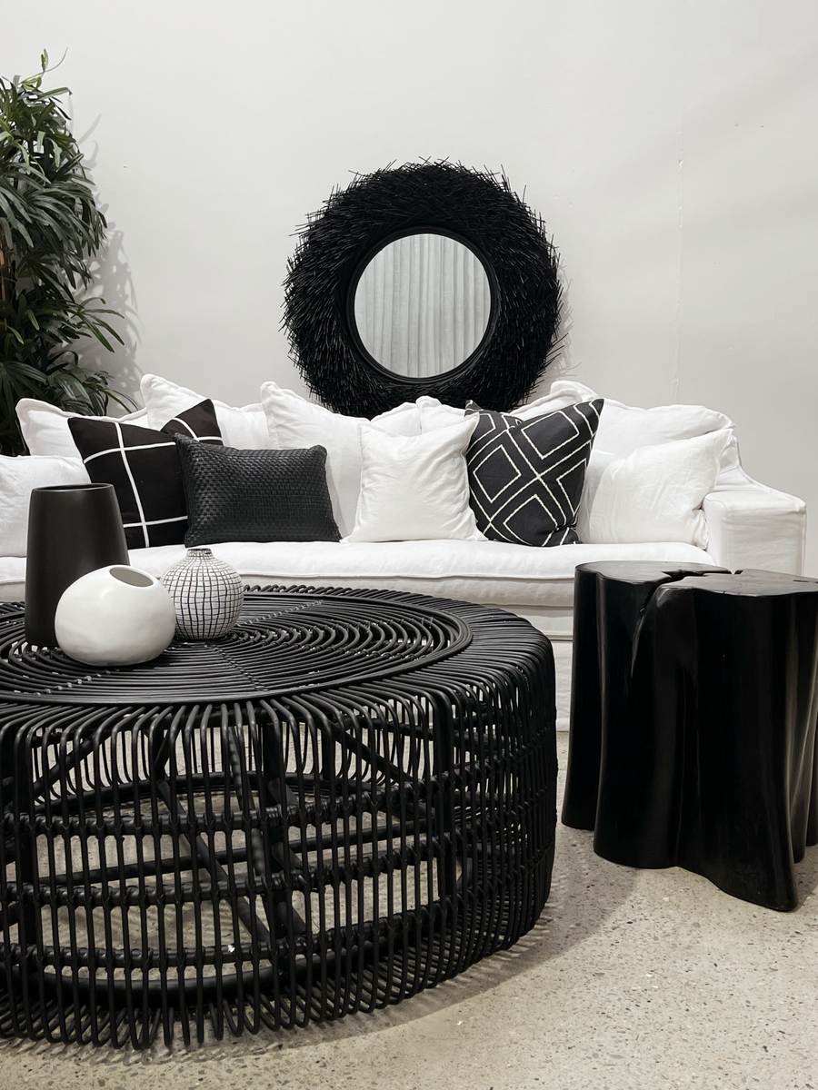 Darcy | Side Table Timber Black
