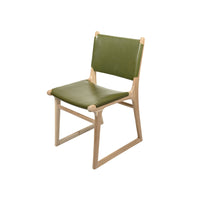 Daisy | Dining Chair Leather Olive