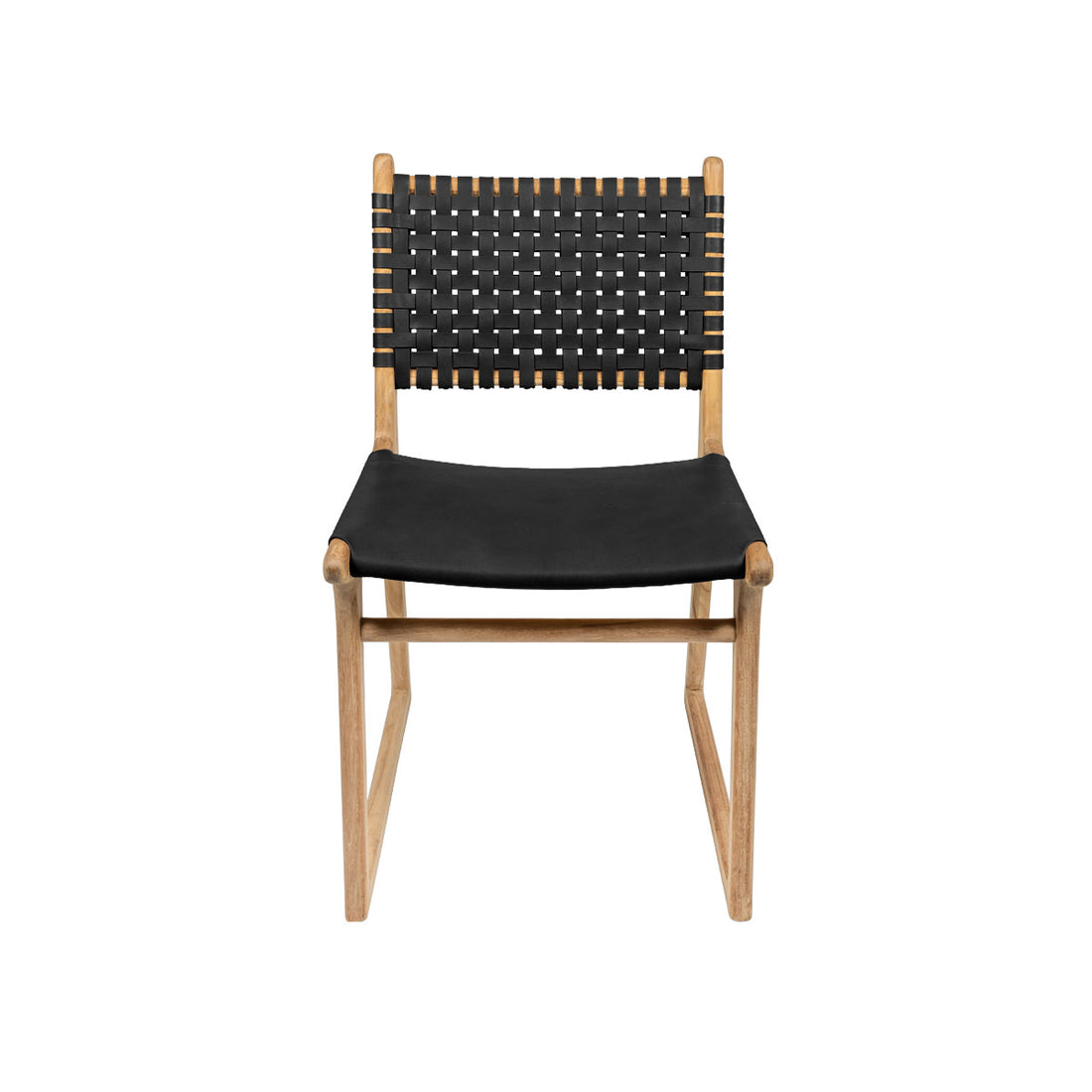 Tess | Dining Chair Leather Black