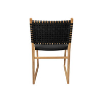 Tess | Dining Chair Leather Black