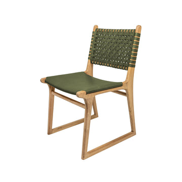 Tess | Dining Chair Leather Olive