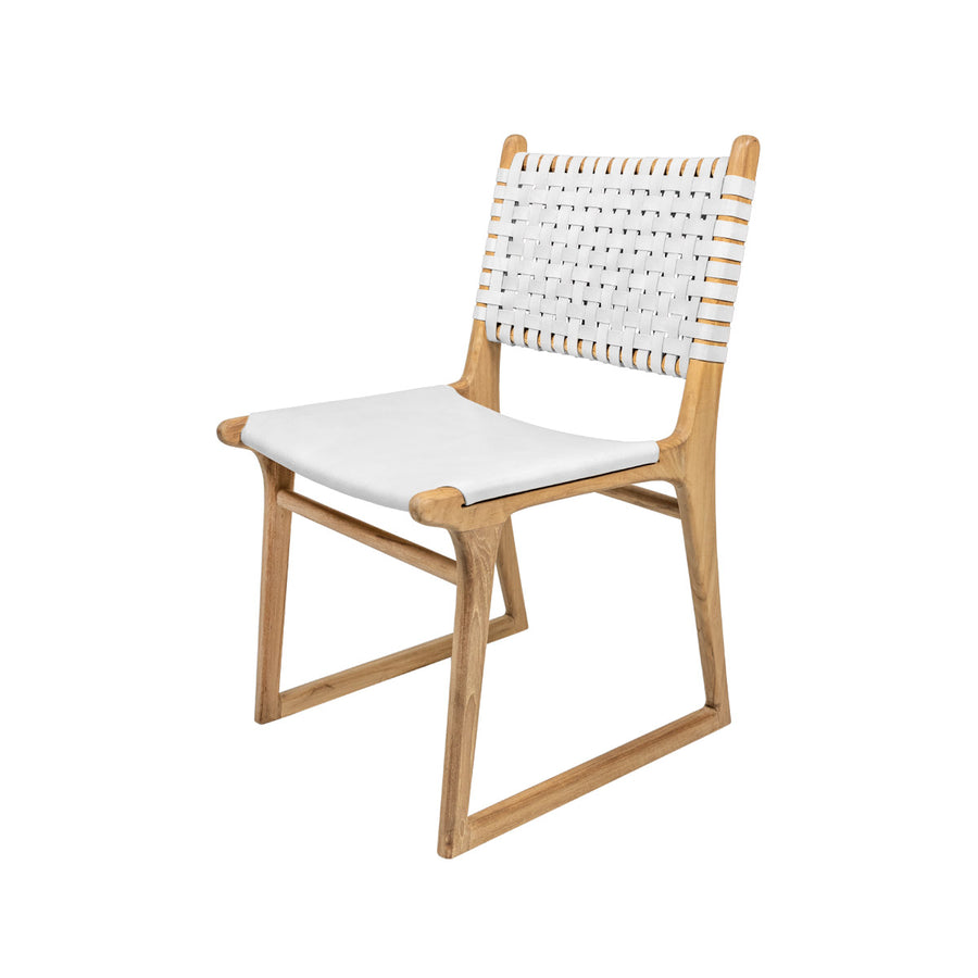 Tess | Dining Chair Leather White