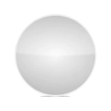 Zoe | Large Round Mirror Rattan White 1.6M