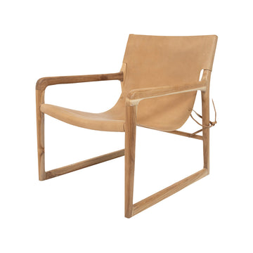 Heidi | Sling Chair Leather Sand