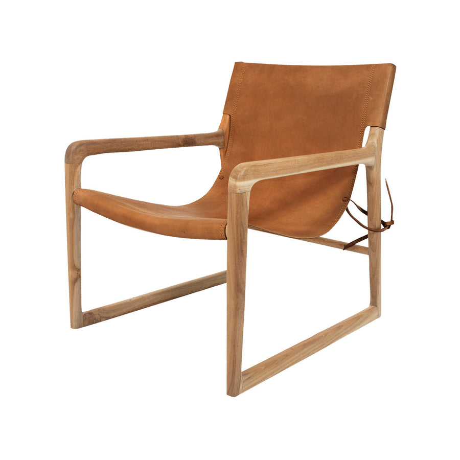 Heidi | Sling Chair Leather Tan