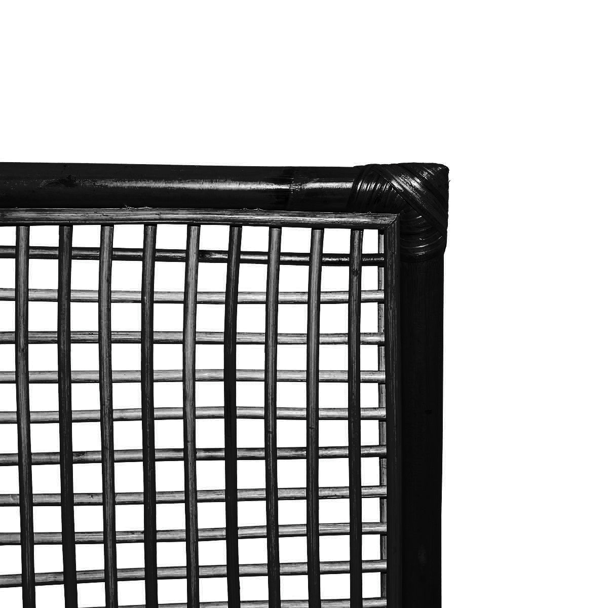 Black Rattan Extra-Wide Bedhead | The Styling Republic