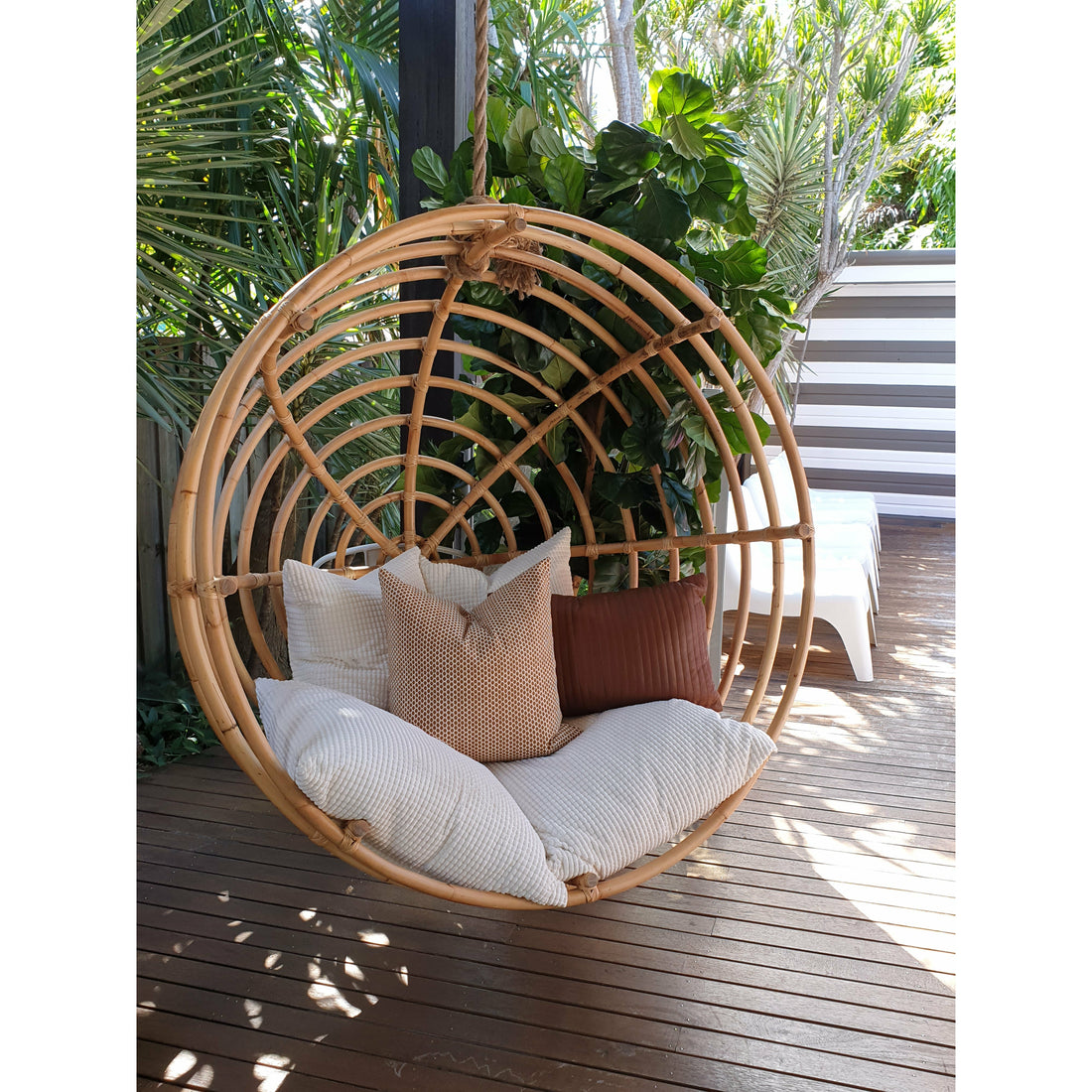 Georgie Natural Rattan Hanging Chair