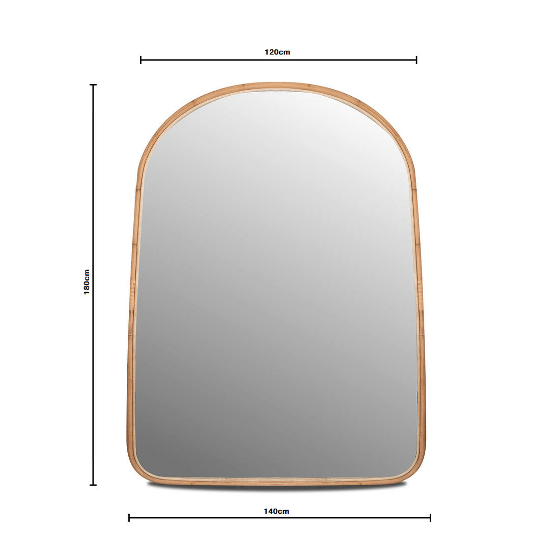 Ava | Mirror Rattan Natural