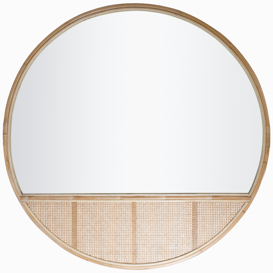 Bonnie | Extra Large Mirror Feature Rattan Natural