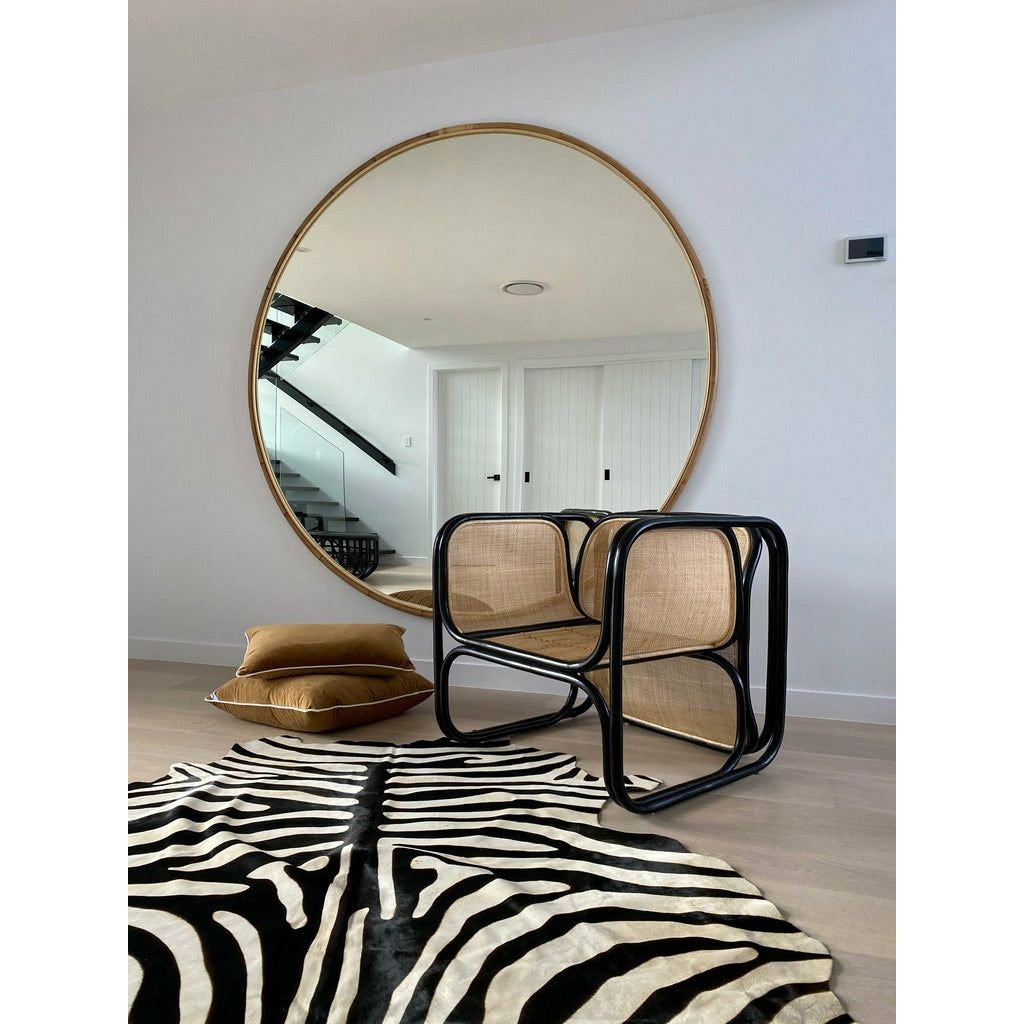 Zoe Mirror Rattan Natural from The Styling Republic